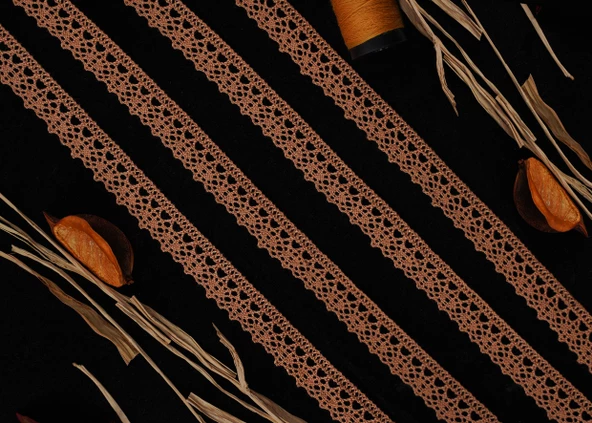 ALKA DANTEL MERSERİZE KOPANAKİ 10 METRE 407 MERSERİZE CAMEL - 2