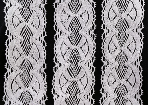 ALKA DANTEL MERSERİZE KOPANAKİ 10 METRE 3700 MERSERİZE WHİTE - 2