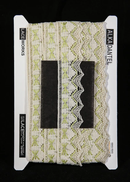 ALKA DANTEL MERSERİZE KOPANAKİ 10 METRE 4053 MERSERİZE CREAM LEMON