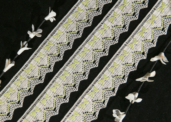 ALKA DANTEL MERSERİZE KOPANAKİ 10 METRE 4053 MERSERİZE CREAM LEMON - 2