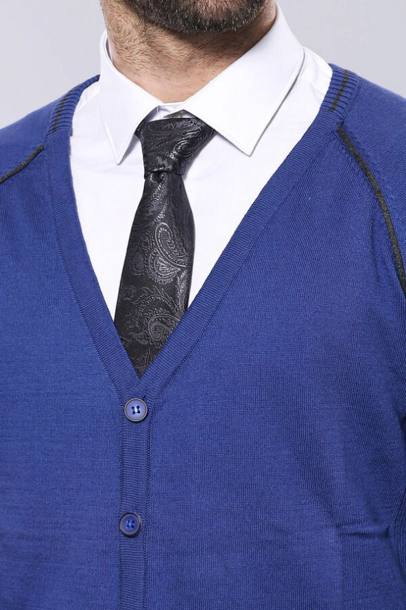 İndigo Pamuk Hırka - 2