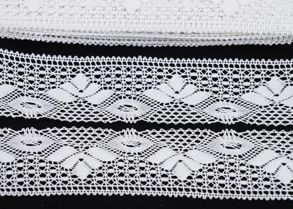 ALKA DANTEL MERSERİZE KOPANAKİ 10 METRE 11627 MERSERİZE WHİTE - 2