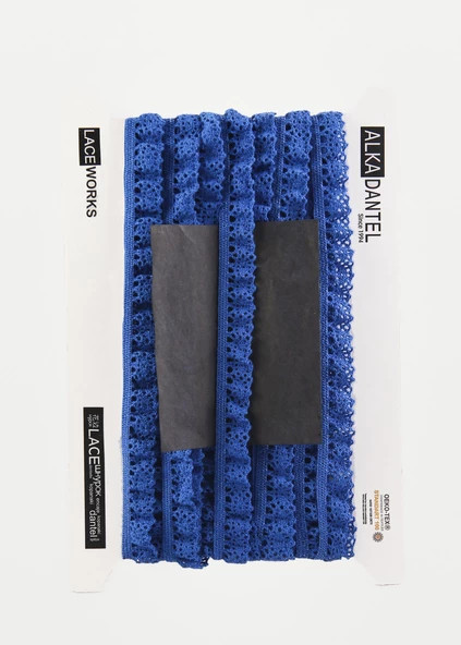 ALKA DANTEL PAMUK KOPANAKİ 10 METRE 400 LASTİKLİ ROYAL BLUE