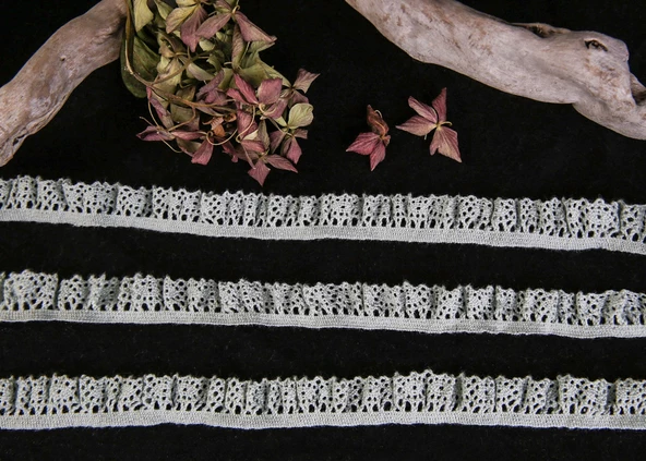 ALKA DANTEL PAMUK KOPANAKİ 10 METRE 400 LASTİKLİ MİNT YEŞİLİ - 3