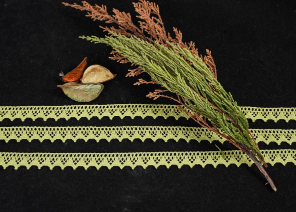 ALKA DANTEL MERSERİZE KOPANAKİ 10 METRE 901 MERSERİZE LEMON - 2