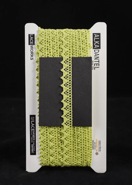 ALKA DANTEL MERSERİZE KOPANAKİ 10 METRE 901 MERSERİZE LEMON