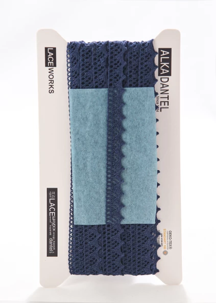 ALKA DANTEL MERSERİZE KOPANAKİ 10 METRE 901 MERSERİZE NAVY