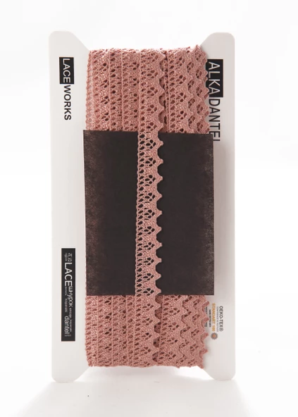 ALKA DANTEL MERSERİZE KOPANAKİ 10 METRE 901 MERSERİZE OLD PİNK