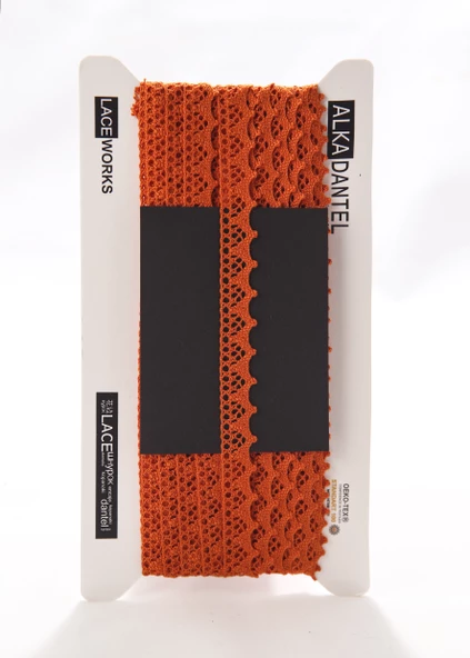 ALKA DANTEL MERSERİZE KOPANAKİ 10 METRE 901 MERSERİZE ORANGE