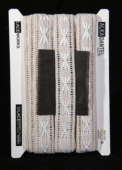 ALKA DANTEL MERSERİZE KOPANAKİ 10 METRE 4050 MERSERİZE BEYAZ ürün görseli