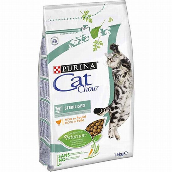 Cat Chow Sterilised Tavuklu Kısırlaştırılmış Kedi Maması 15 Kg