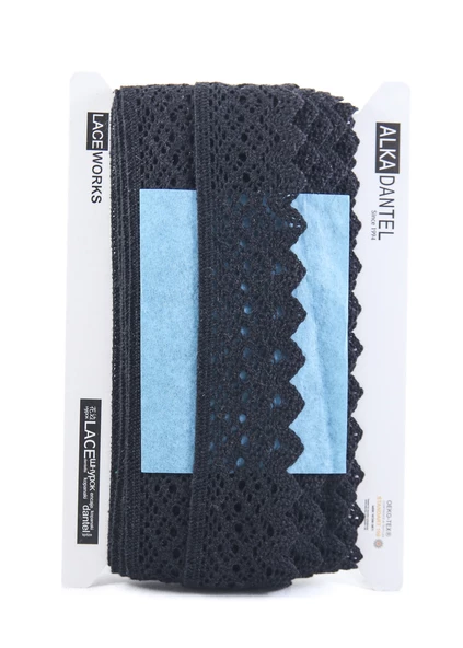 ALKA DANTEL PAMUK KOPANAKİ 10 METRE 404K PAMUK SİYAH - 2