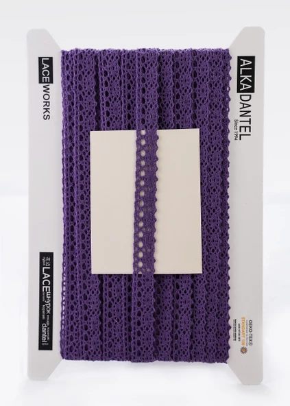 ALKA DANTEL PAMUK KOPANAKİ 10 METRE 405 PAMUK VİOLET