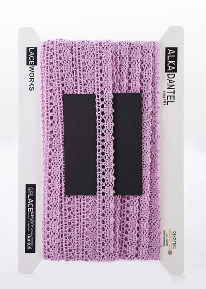 ALKA DANTEL PAMUK KOPANAKİ 10 METRE 405 PAMUK LAVANTA ürün görseli