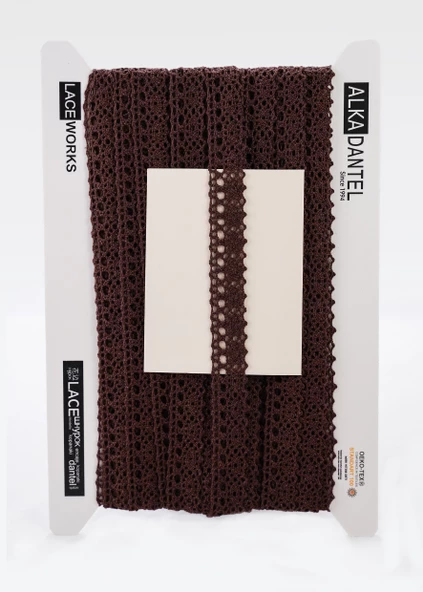 ALKA DANTEL PAMUK KOPANAKİ 10 METRE 405 PAMUK KAHVE