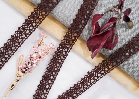 ALKA DANTEL PAMUK KOPANAKİ 10 METRE 405 PAMUK KAHVE - 2