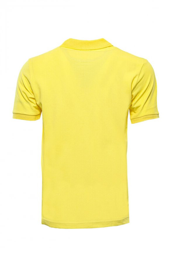 Polo Yaka Oxford Sarı T-shirt  Wessi - 2