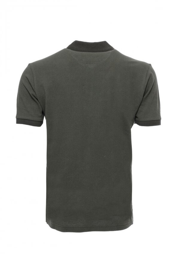 Haki Polo Yaka T-Shirt - 2