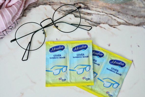 Kolonyalı Mendil Gözlük Ekran Temizleme Mendili 2x Adet