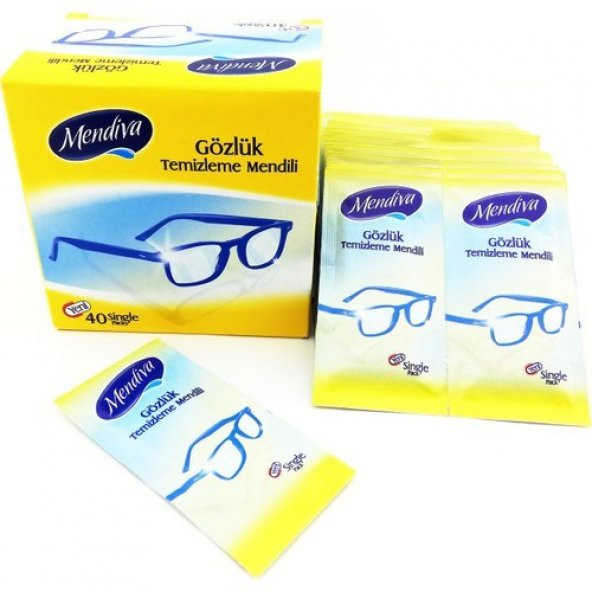 Kolonyalı Mendil Gözlük Ekran Temizleme Mendili 2x Adet - 2