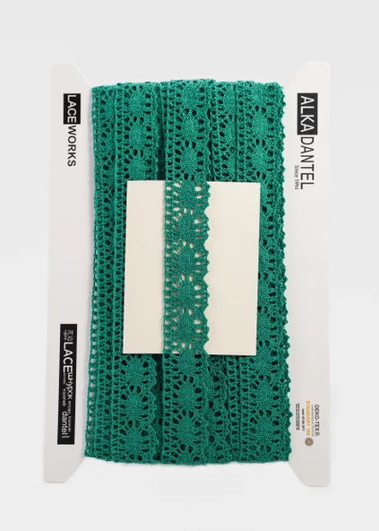 ALKA DANTEL PAMUK KOPANAKİ 10 METRE 583 PAMUK GREEN