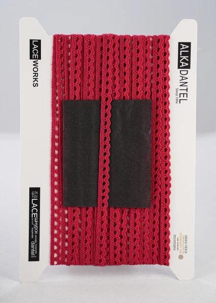 ALKA DANTEL PAMUK KOPANAKİ 10 METRE 636 PAMUK BORDO