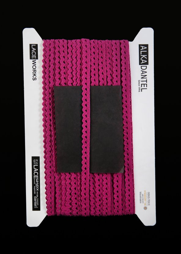 ALKA DANTEL PAMUK KOPANAKİ 10 METRE 636 PAMUK DARK PİNK