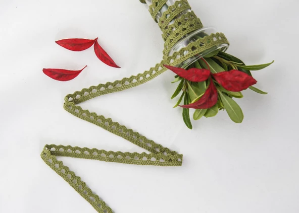 ALKA DANTEL PAMUK KOPANAKİ 10 METRE 636 PAMUK HAKİ ürün görseli