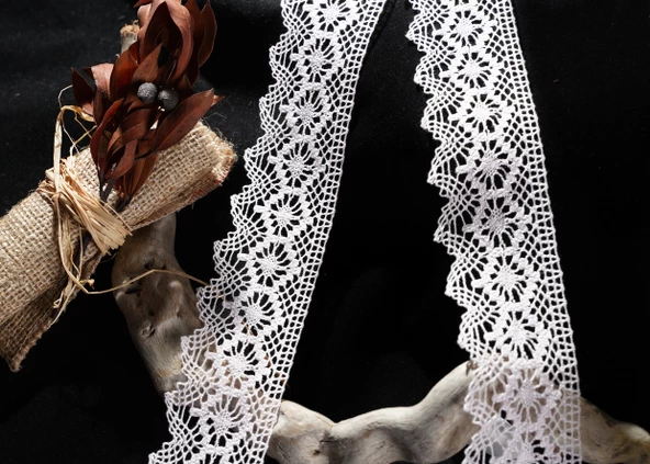 ALKA DANTEL PAMUK KOPANAKİ 10 MT 750 PAMUK AÇIK PEMBE - 2