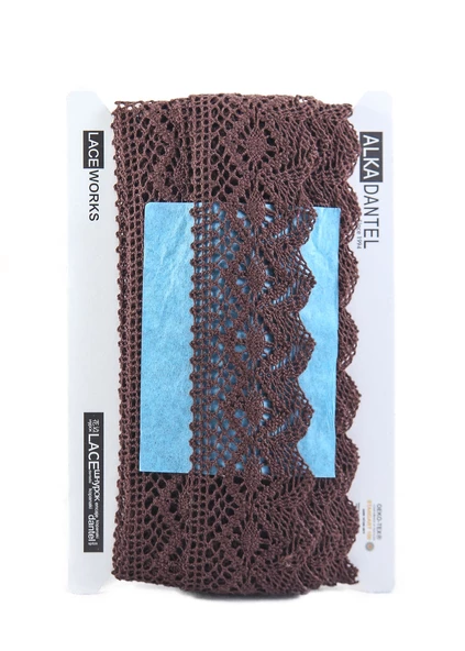 ALKA DANTEL PAMUK KOPANAKİ 10 MT 750 PAMUK KAHVE - 2