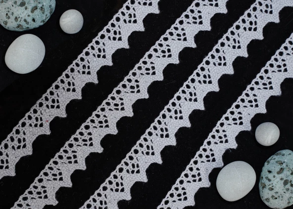 ALKA DANTEL PAMUK KOPANAKİ 10 METRE 901 PAMUK GRİ - 2