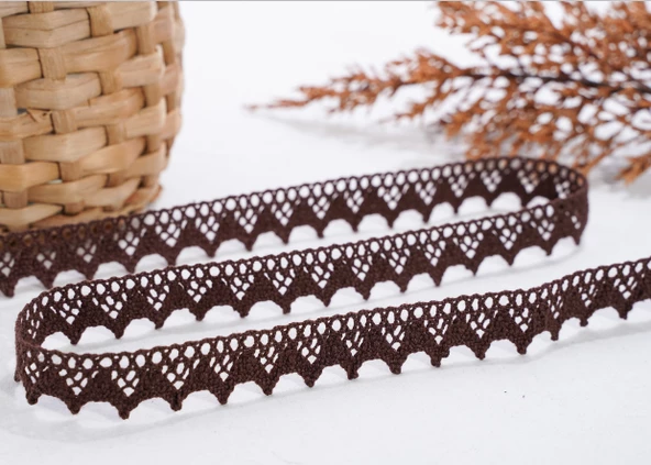 ALKA DANTEL PAMUK KOPANAKİ 10 METRE 901 PAMUK KAHVE