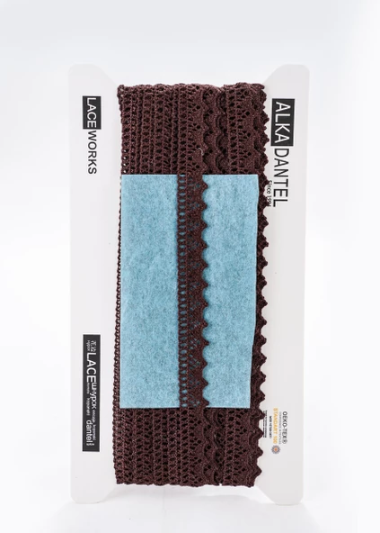 ALKA DANTEL PAMUK KOPANAKİ 10 METRE 901 PAMUK KAHVE - 2