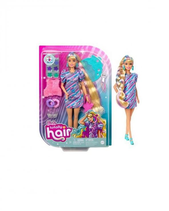 Barbie Upuzun Muhteşem Saçlı Bebekler Sarışın Yıldız HCM88