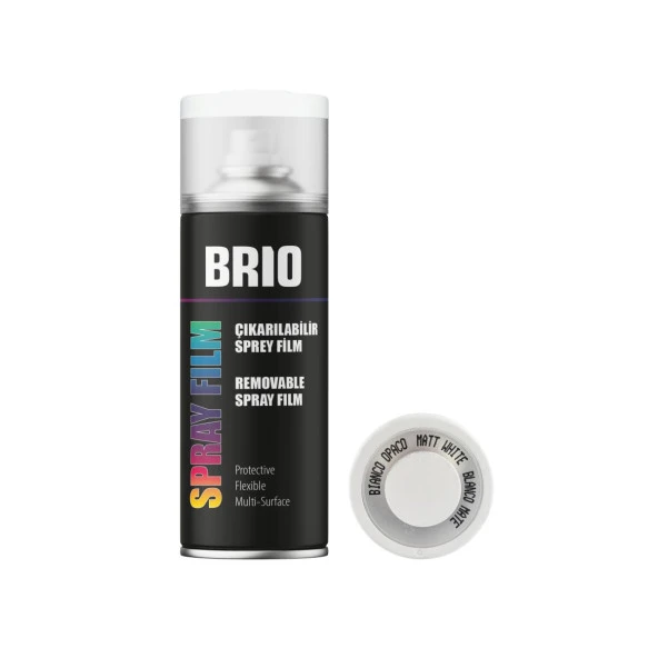 Brio Sprey Boya Çıkarılabilir Opak Beyaz 400 Ml - 2
