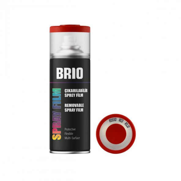 Brio Sprey Boya Çıkarabilinir Opak Kırmızı 400 Ml