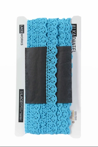 ALKA DANTEL PAMUK KOPANAKİ 10 METRE 515 PAMUK TURKUAZ ürün görseli