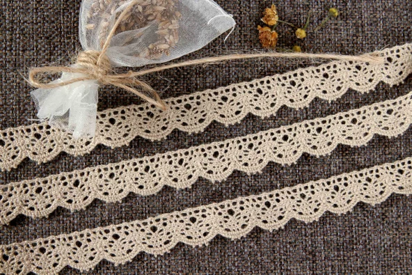 ALKA DANTEL PAMUK KOPANAKİ 10 METRE 515 PAMUK SÜTLÜ KAHVE - 2