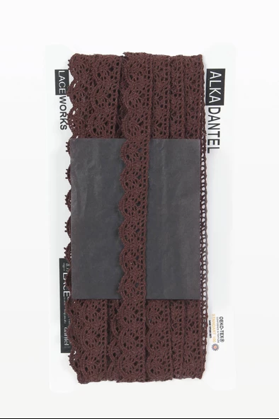 ALKA DANTEL PAMUK KOPANAKİ 10 METRE 515 PAMUK KAHVE