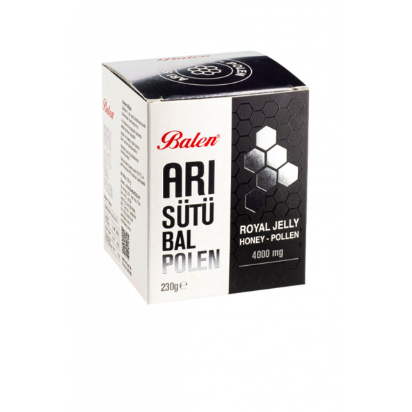 Balen Arı Sütü Bal Polen 4000 Mg 230 Gr