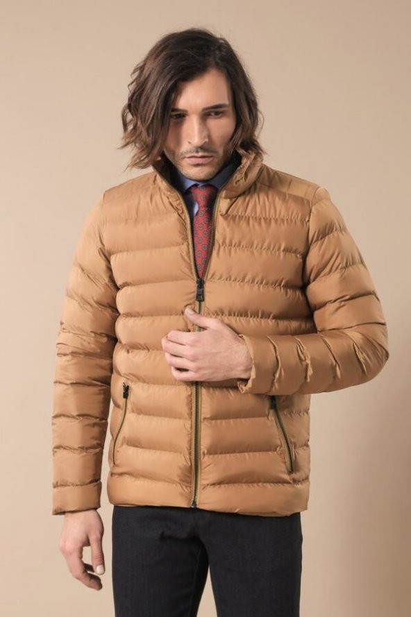 Taba Kısa Erkek Şişme Mont  Wessi - 2
