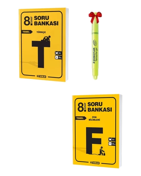 LGS 8.Sınıf Temel Fen Bilimleri ve Türkçe Soru Bankası
