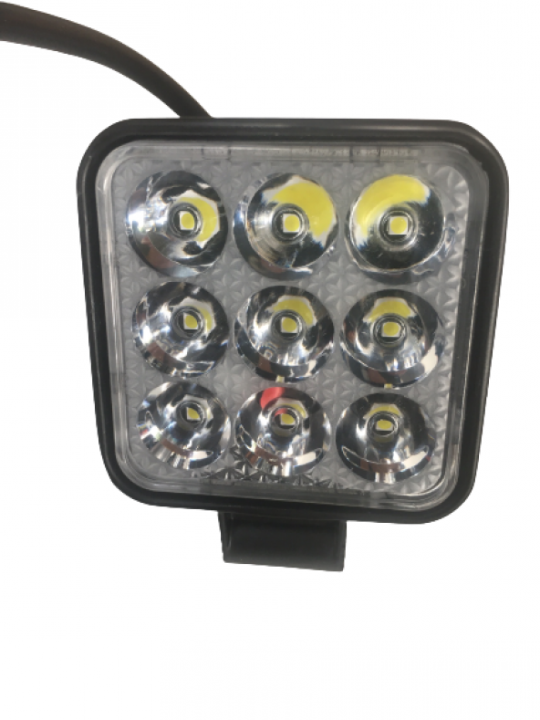 Motosiklet Sis Farı 12 V 9 Led 27W Aliminyum Beyaz Işık L-1118 Tas
