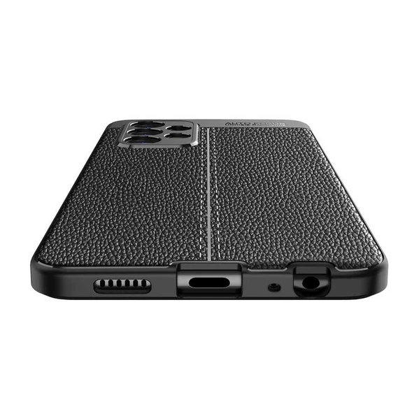 Galaxy A23 Kılıf Zore Niss Deri Desenli Silikon Kılıf - Resim 6