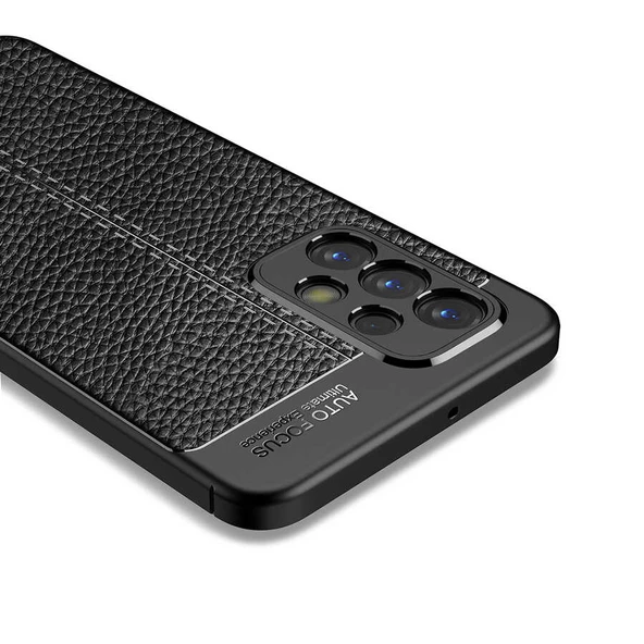Galaxy A23 Kılıf Zore Niss Deri Desenli Silikon Kılıf - Resim 8