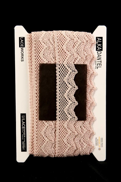 ALKA DANTEL PAMUK KOPANAKİ 10 METRE 8220 PAMUK SÜTLÜ KAHVE