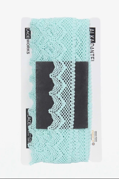 ALKA DANTEL PAMUK KOPANAKİ 10 METRE 8220 PAMUK SU YEŞİLİ