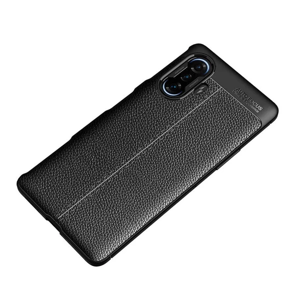 Xiaomi Redmi K40 Gaming Kılıf Niss Deri Desenli Silikon Kılıf - Resim 6