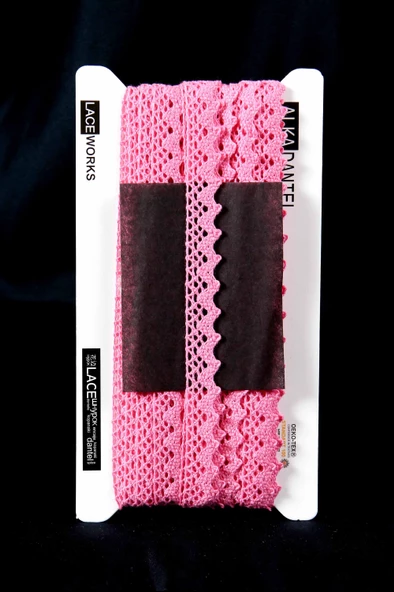 ALKA DANTEL PAMUK KOPANAKİ 10 METRE 683 PAMUK BEBE PEMBE
