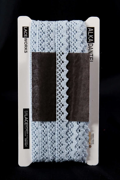 ALKA DANTEL PAMUK KOPANAKİ 10 METRE 683 PAMUK AÇIK MAVİ